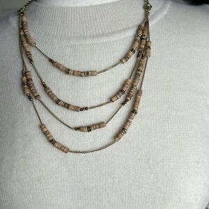 Lucky Brand four layers necklace